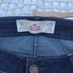 Super skinny Holister jeans.